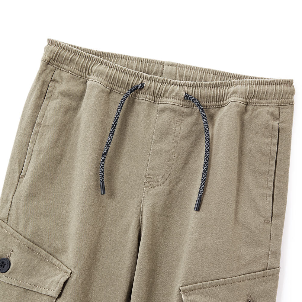 Kid's Comfort Stretch Twill Mid - Rise Jogger Pants 4 Y - Shop Giordano