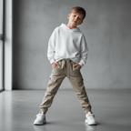 Kid's Comfort Stretch Twill Mid - Rise Jogger Pants 4 Y - Shop Giordano