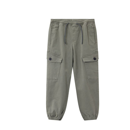 Kid's Comfort Stretch Twill Mid - Rise Jogger Pants - Giordano