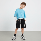 Kids' Cotton Blend Shorts 4 Y - Shop Giordano
