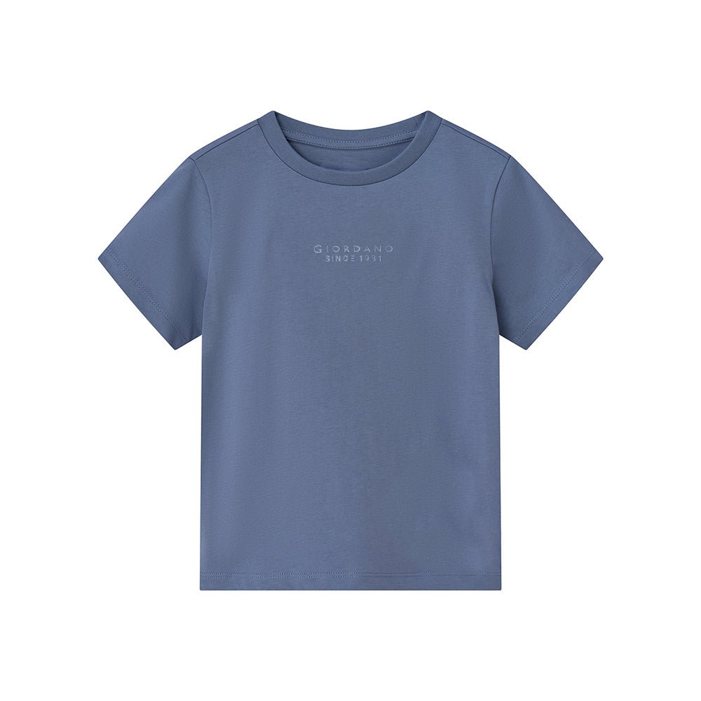 Giordano Kid's Cotton Jersey Crew Neck Printed Short Sleeve Tee - Premium Print Tee