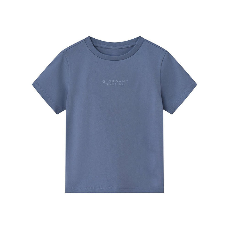 Kid's Cotton Jersey Crew Neck Printed Short Sleeve Tee 4 Y - Shop Giordano