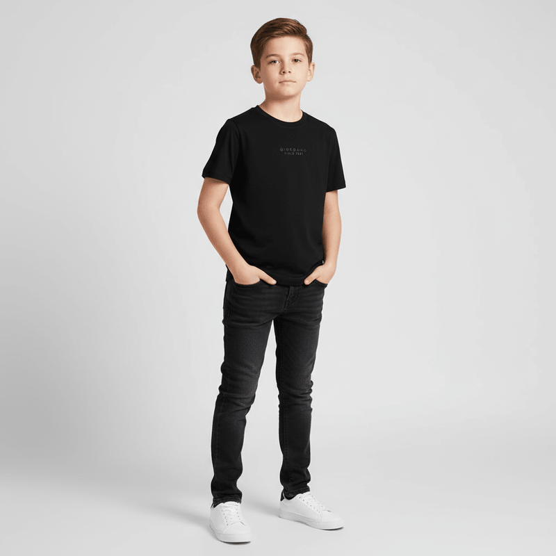 Kid's Cotton Jersey Crew Neck Printed Short Sleeve Tee 4 Y - Shop Giordano