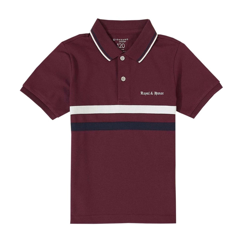 Kids' Cotton - Lycra Slim Fit Polo 4 Y - Shop Giordano