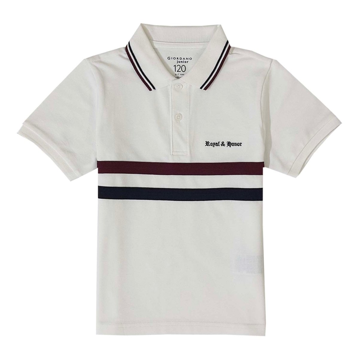 Giordano Kid's' Cotton-Lycra Slim Fit Polo - Premium Polo