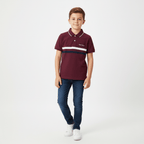 Giordano Kid's' Cotton-Lycra Slim Fit Polo - Premium Polo