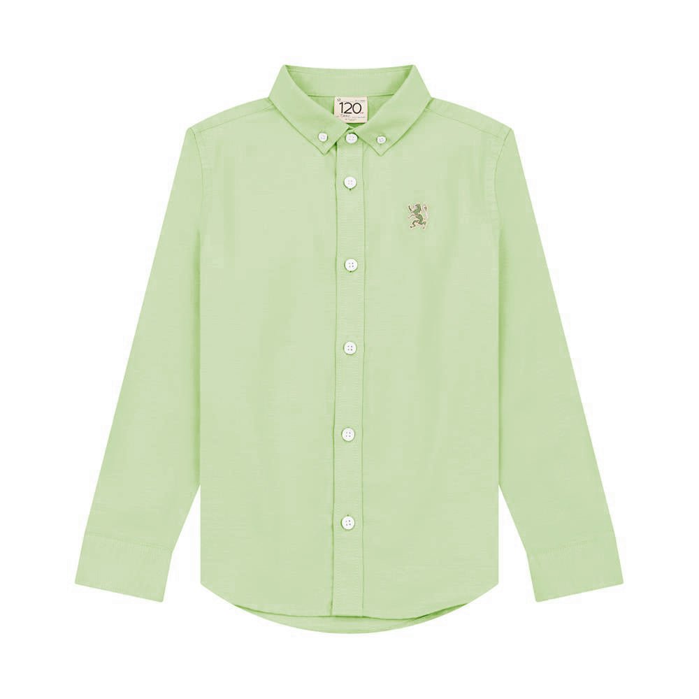 Giordano Kid's Cotton Oxford Long Sleeve Shirt With Embroidery - first_variant_option_2 Premium Shirt for Giordano