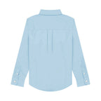 Giordano Kid's Cotton Oxford Long Sleeve Shirt With Embroidery - Premium Shirts