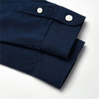 Giordano Kid's Cotton Oxford Long Sleeve Shirt With Embroidery - Premium Shirts