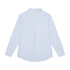 Kid's Cotton Oxford Long Sleeve Shirt With Embroidery 4 Y - Shop Giordano