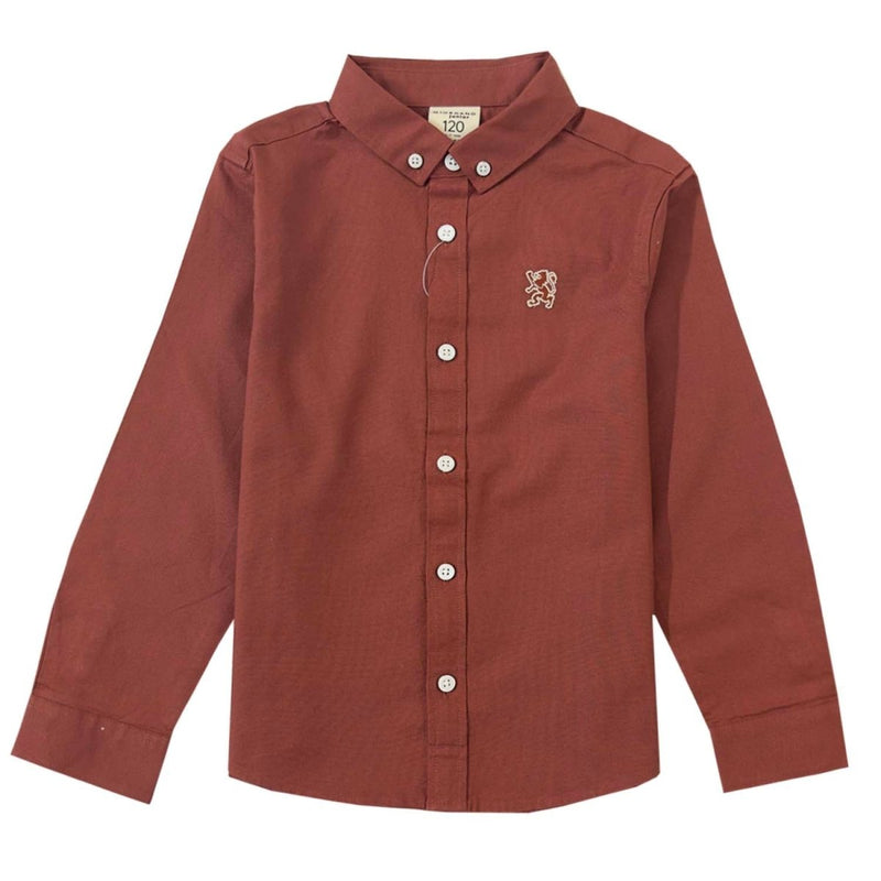 Kids' Cotton Oxford Shirt 4 Y - Shop Giordano