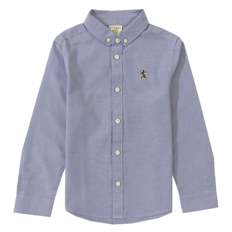 Kids' Cotton Oxford Shirt 4 Y - Shop Giordano