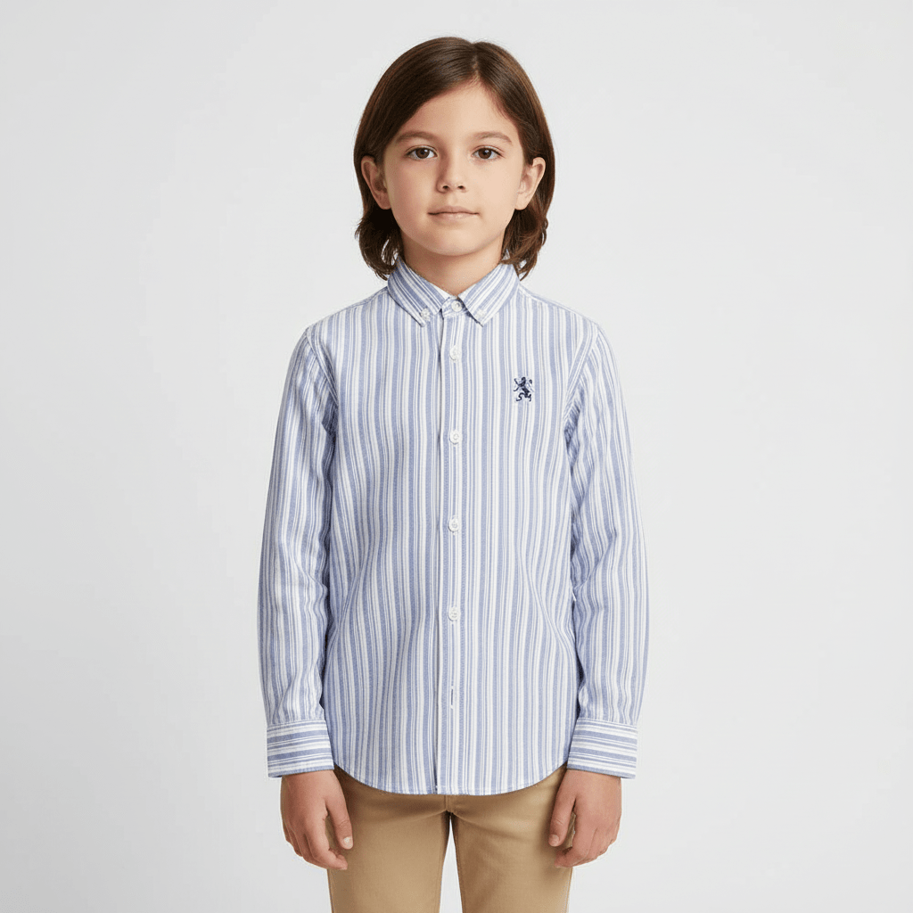 Kids' Cotton Oxford Shirt 4 Y - Shop Giordano