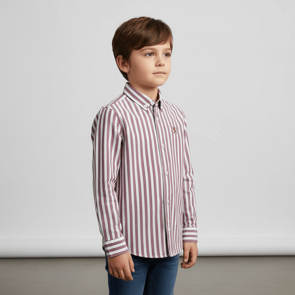 Kids' Cotton Oxford Shirt 4 Y - Shop Giordano