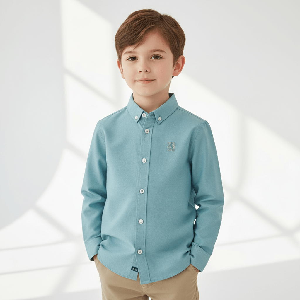 Kids' Cotton Oxford Shirt 4 Y - Shop Giordano