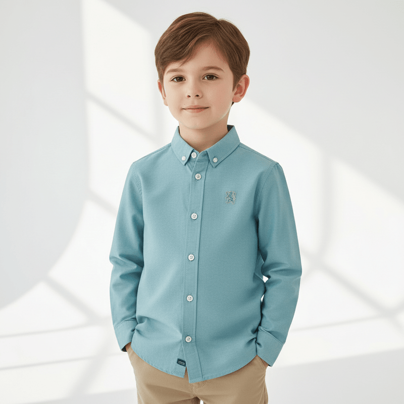 Kids' Cotton Oxford Shirt 4 Y - Shop Giordano