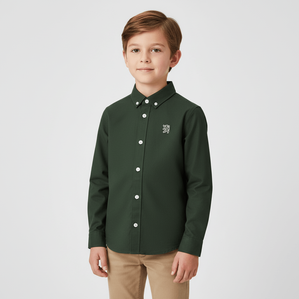 Giordano Kid's' Cotton Oxford Shirt - Premium Shirts