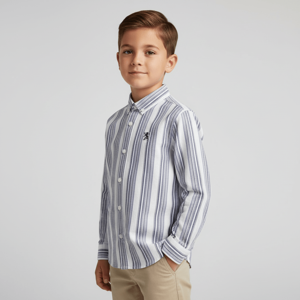 Kids' Cotton Oxford Shirt 4 Y - Shop Giordano