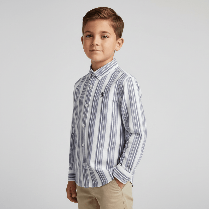 Kids' Cotton Oxford Shirt 4 Y - Shop Giordano