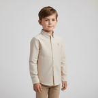 Kids' Cotton Oxford Shirt 4 Y - Shop Giordano