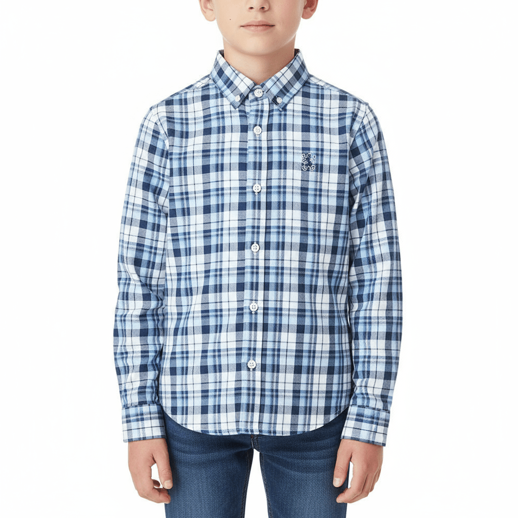 Kids' Cotton Oxford Shirt 4 Y - Shop Giordano
