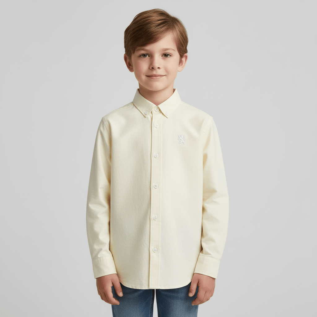 Kids' Cotton Oxford Shirt 4 Y - Shop Giordano
