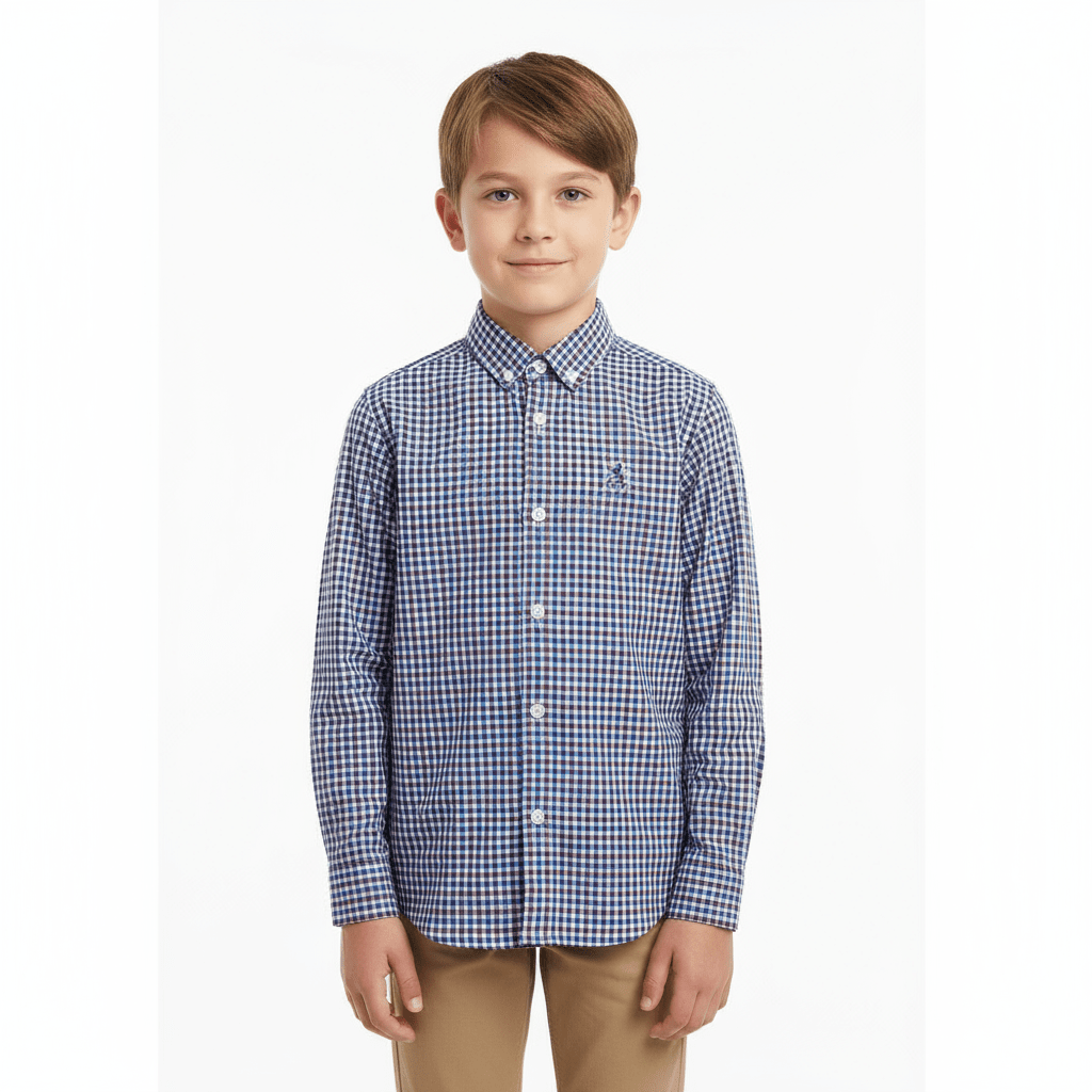 Kids' Cotton Oxford Shirt 4 Y - Shop Giordano
