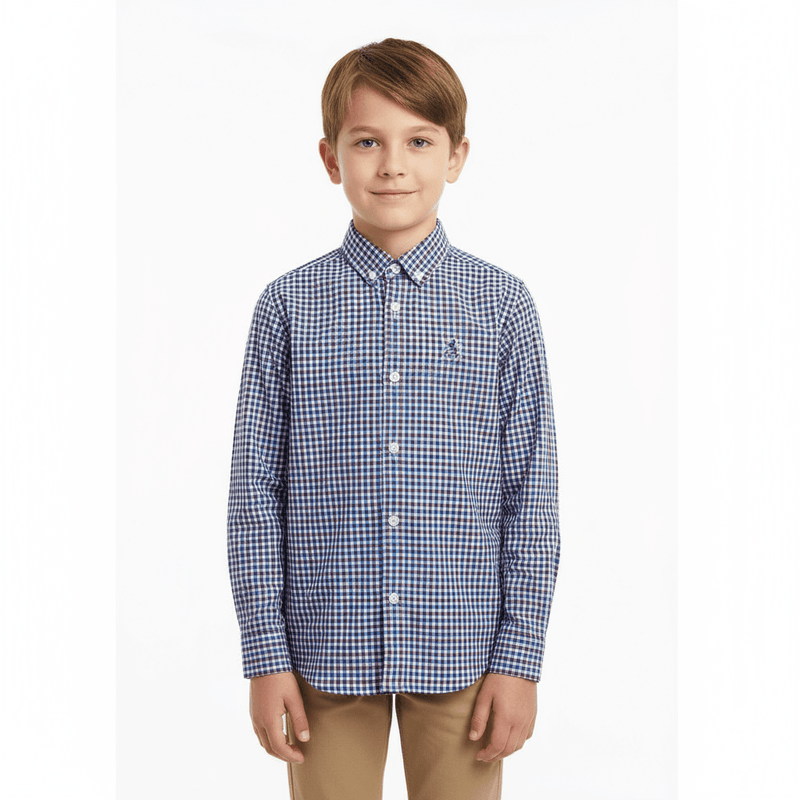 Kids' Cotton Oxford Shirt 4 Y - Shop Giordano