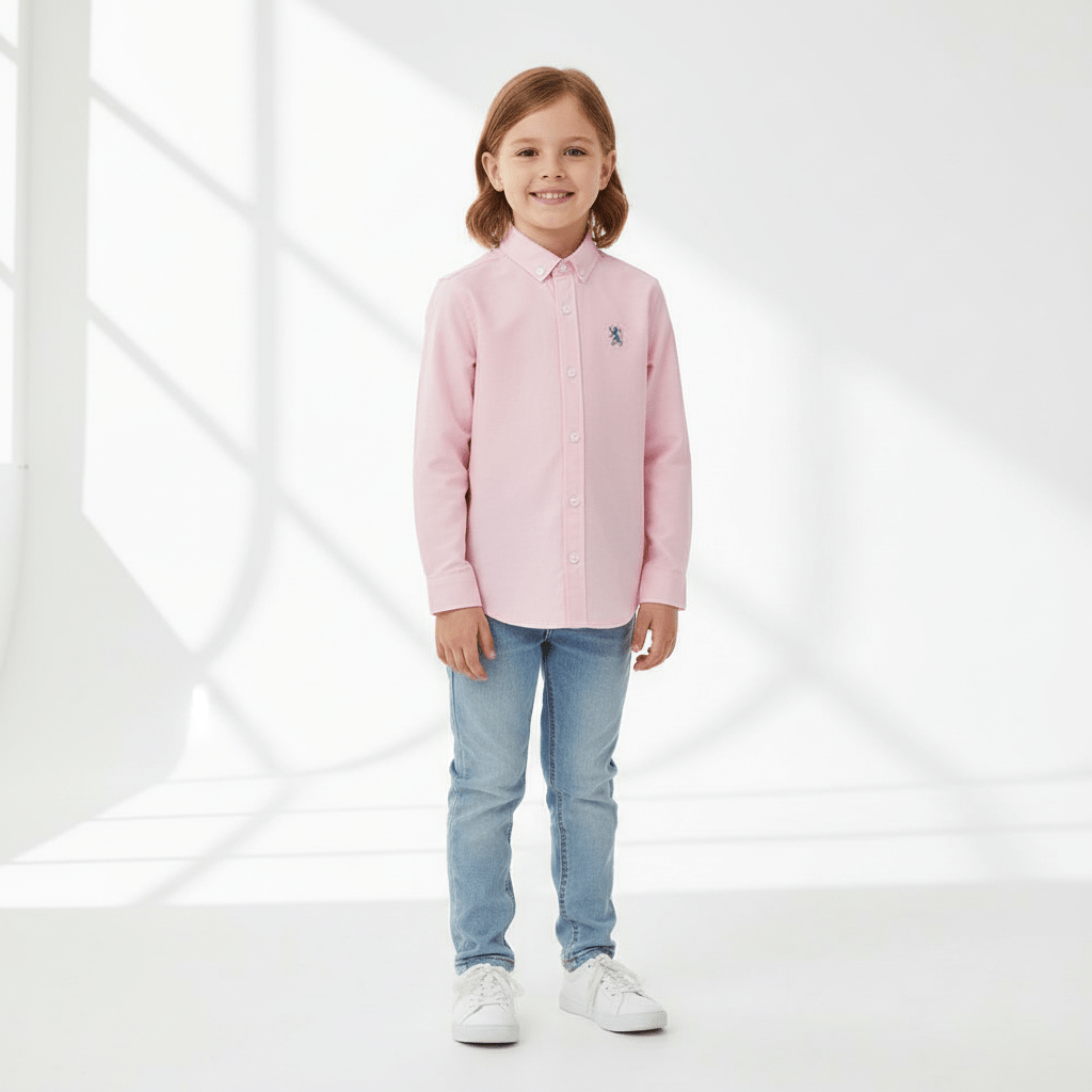 Kids' Cotton Oxford Shirt 4 Y - Shop Giordano