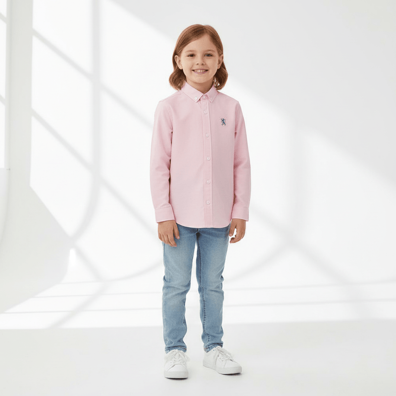 Kids' Cotton Oxford Shirt 4 Y - Shop Giordano