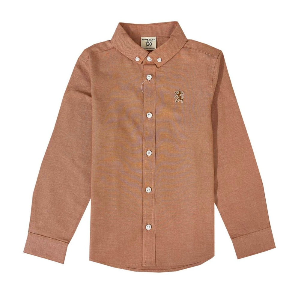 Kids' Cotton Oxford Shirt 4 Y - Shop Giordano