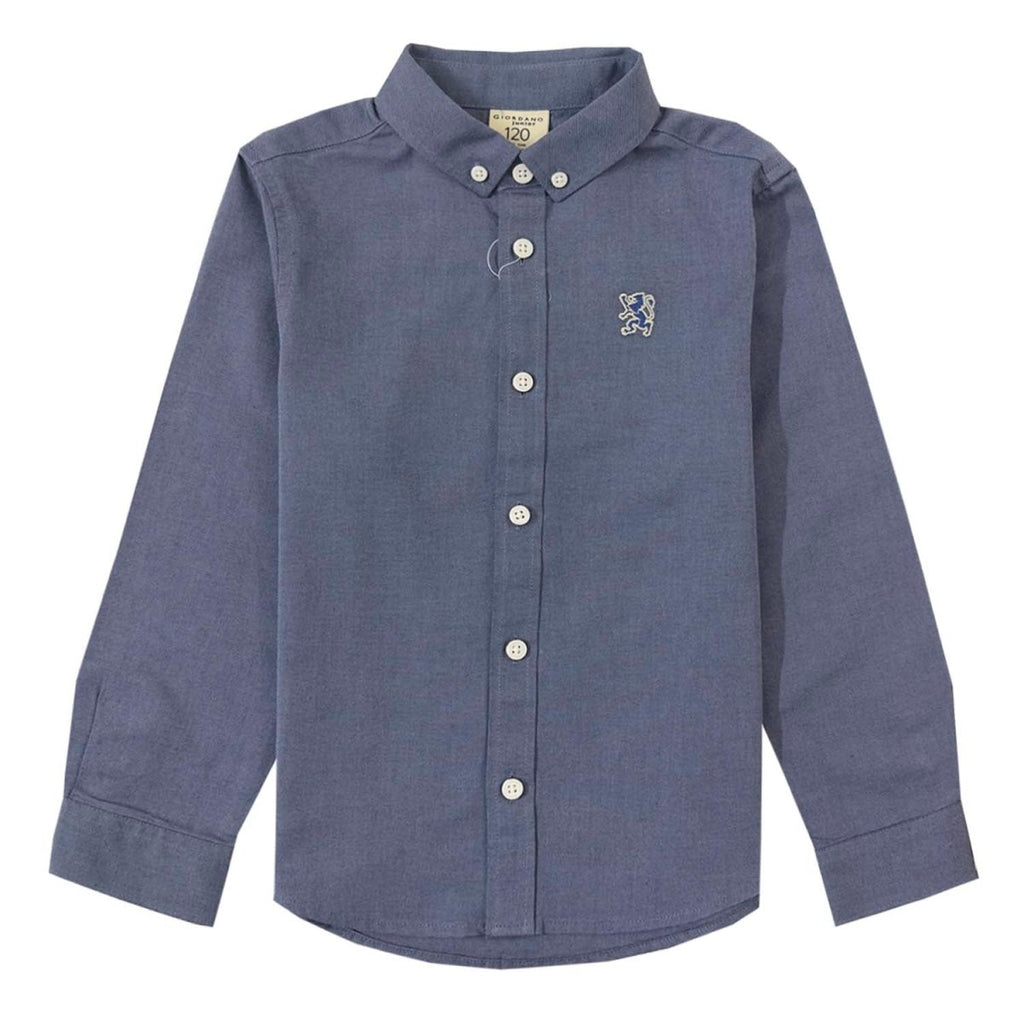 Kids' Cotton Oxford Shirt 4 Y - Shop Giordano