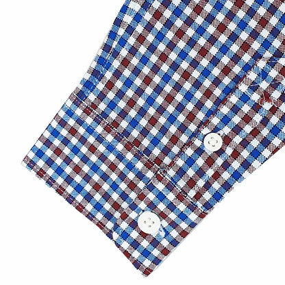 Kids' Cotton Oxford Shirt: Full Button, Embroidered & Garment Washed - Giordano