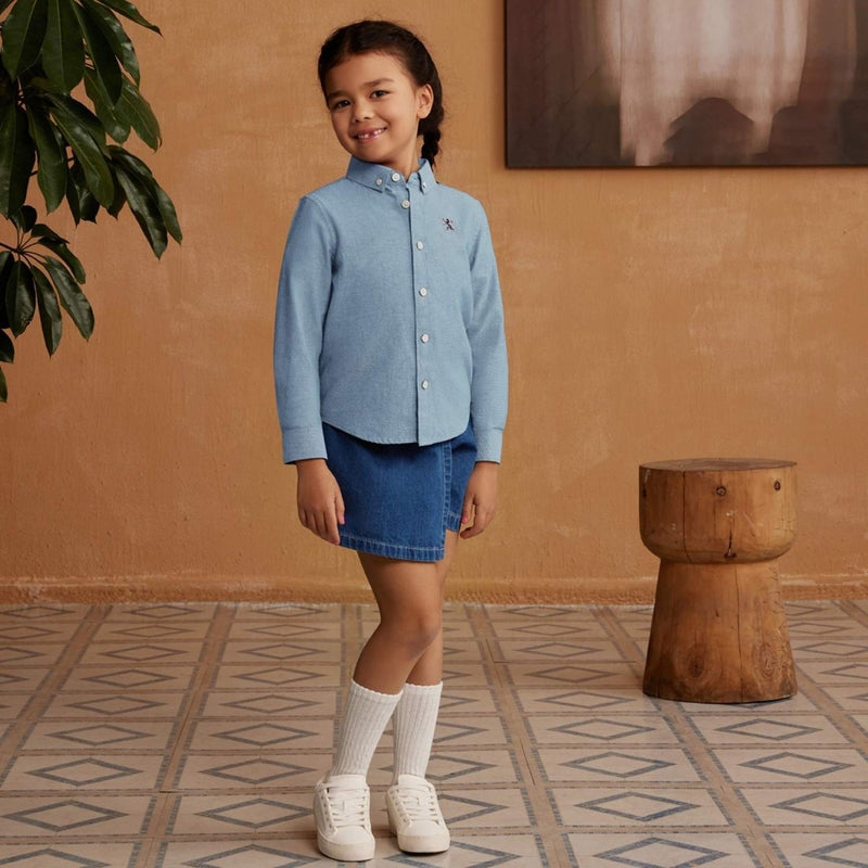 Kids' Cotton Oxford Shirt 100 - Shop Giordano