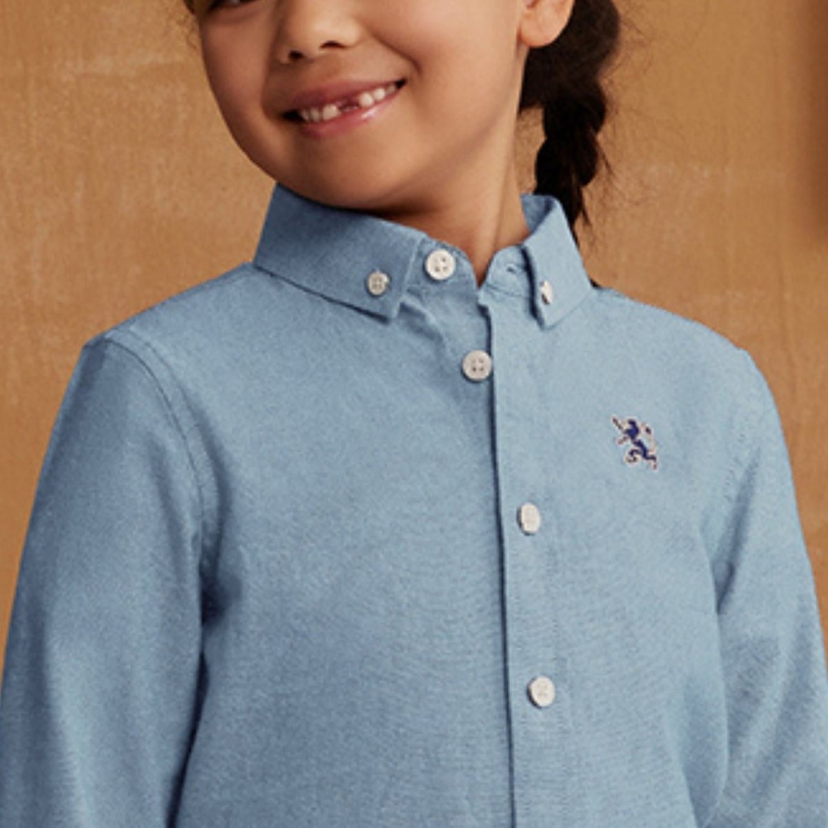 Kids' Cotton Oxford Shirt 100 - Shop Giordano