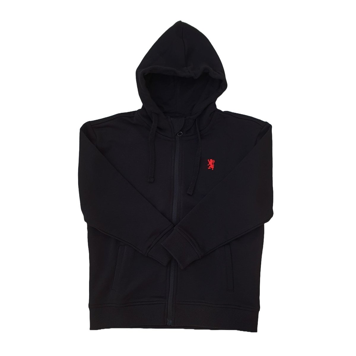 Giordano Kids Cotton Polyester French Terry Jacket Hoodie With Lion Embroidery - Premium Hoodie