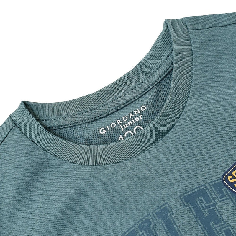 Giordano Kids Cotton Print Crewneck Tee - Soft & Stylish - Premium Print Tee