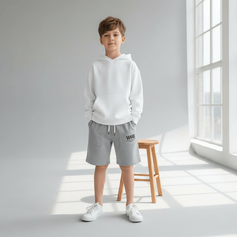 Kids Cotton Spandex French Terry Comfort Shorts 100 - Shop Giordano