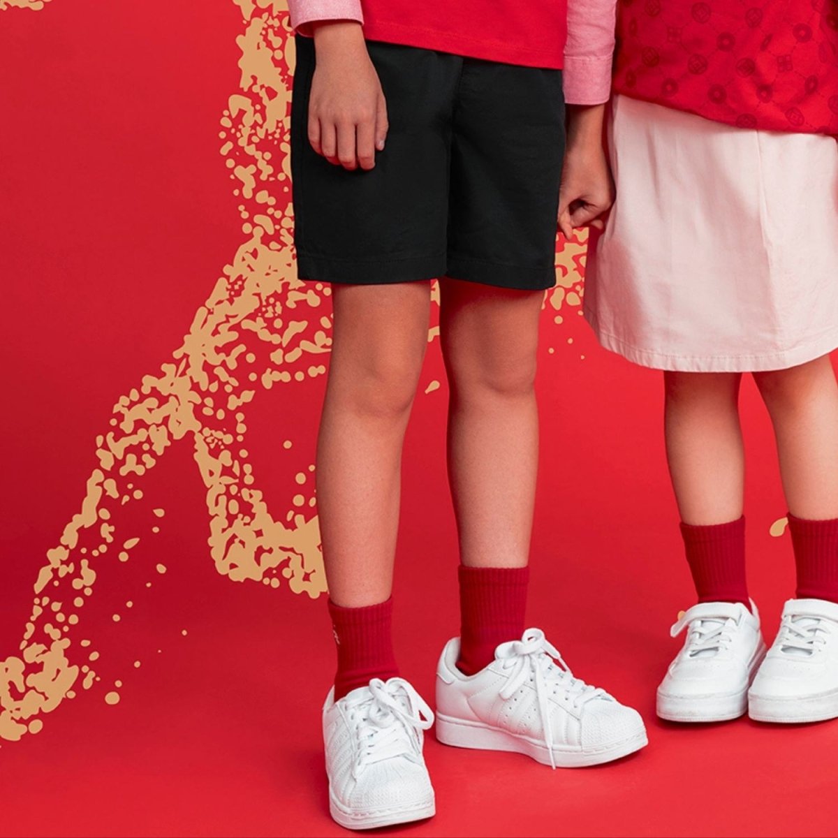 Kids’ Cotton Twill Drawstring Shorts With Elastic Waist 4 Y - Shop Giordano