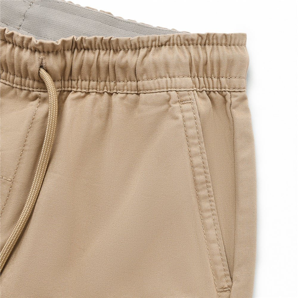 Kids’ Cotton Twill Drawstring Shorts With Elastic Waist 4 Y - Shop Giordano
