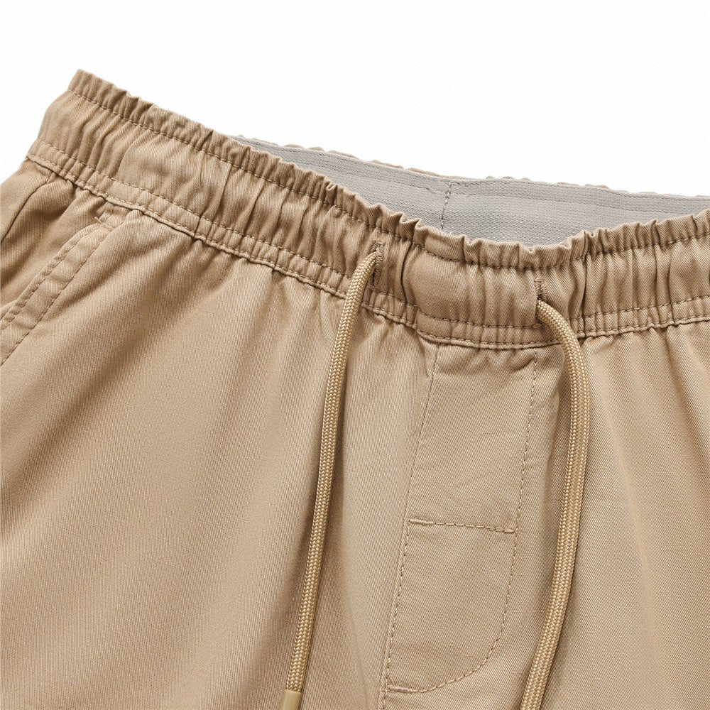 Kids’ Cotton Twill Drawstring Shorts With Elastic Waist 4 Y - Shop Giordano