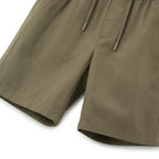 Kids Cotton Twill Tapered Elastic Waist Shorts 4 Y - Shop Giordano