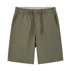 Kids Cotton Twill Tapered Elastic Waist Shorts 4 Y - Shop Giordano