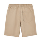 Kids Cotton Twill Tapered Elastic Waist Shorts 100 - Shop Giordano