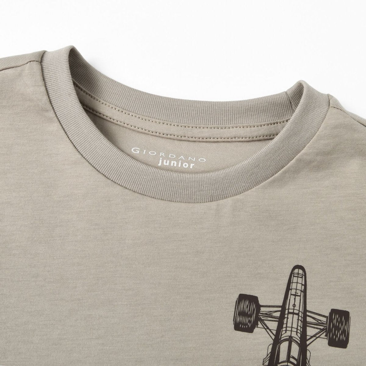 Kids' Crew Neck Print Tee: Regular Fit, Cotton Jersey - Giordano