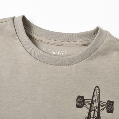 Kids' Crew Neck Print Tee: Regular Fit, Cotton Jersey - Giordano