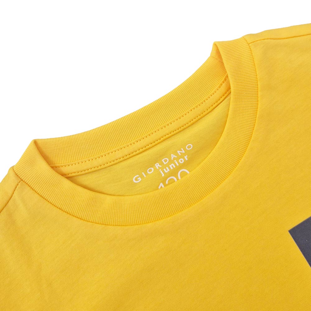 Kids' Crew Neck Print Tee: Regular Fit, Cotton Jersey - Giordano