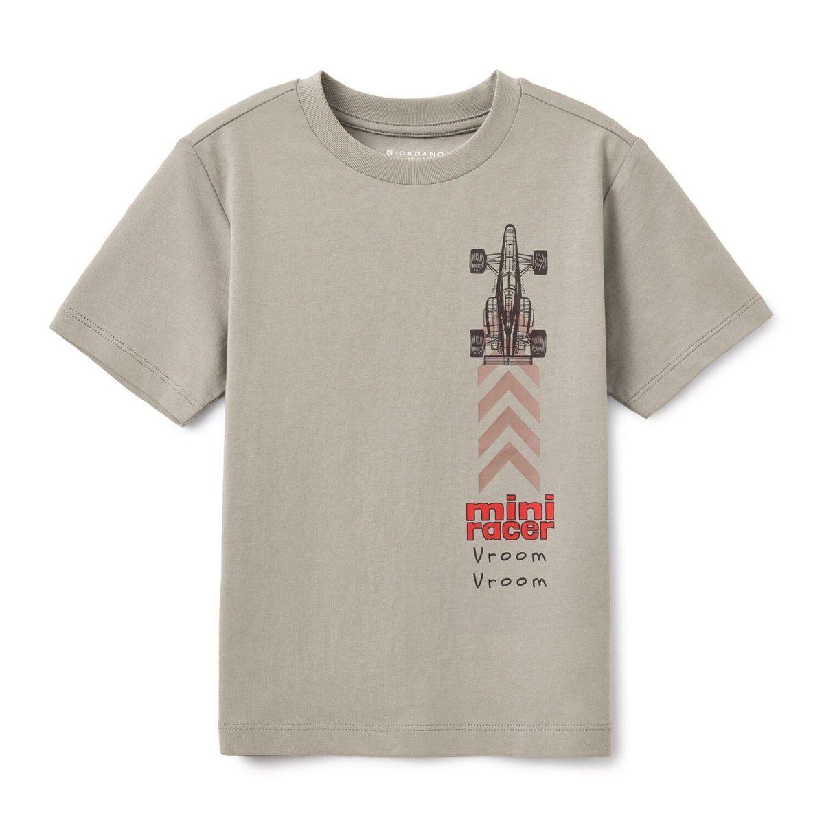 Kids' Crew Neck Print Tee: Regular Fit, Cotton Jersey - Giordano