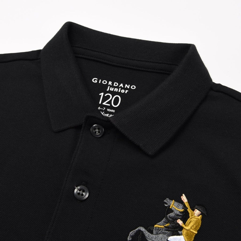 Kids' Embroidered Napoleon Polo 4 Y - Shop Giordano