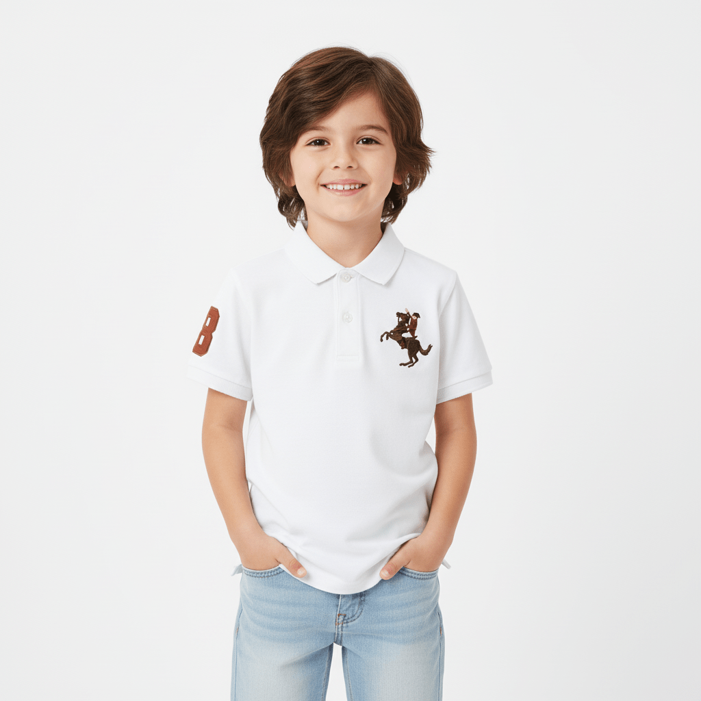 Kids' Embroidered Napoleon Polo 4 Y - Shop Giordano